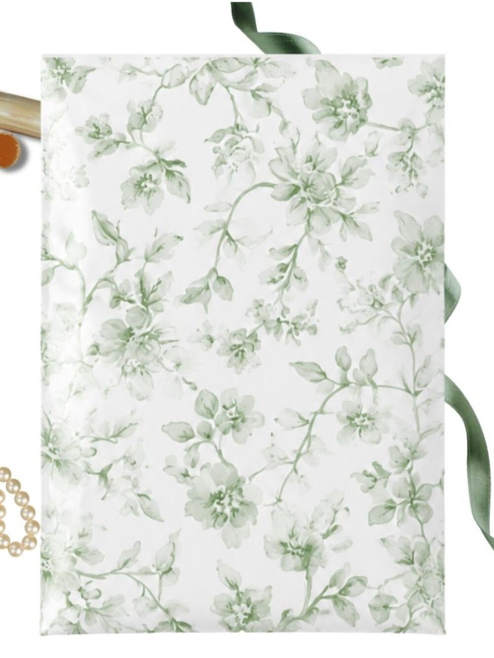 10 19X24 Poly Mailers Green Floral - Picture 1 of 2